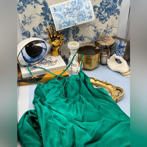 🆕 RAT & BOA 🧿 NWOT Gigi Slip Maxi Dress, Green - Sz S / US 4 - Picture 12 of 16